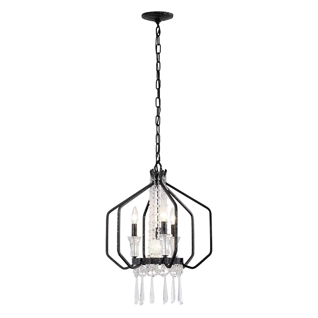 Barcelona 270P04OX 4-Light Pendant Light - Onyx 3 Barcelona 270P04OX 4-Light Pendant Light - Onyx - Image 3