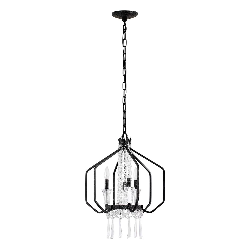 Barcelona 270P04OX 4-Light Pendant Light - Onyx 4 Barcelona 270P04OX 4-Light Pendant Light - Onyx - Image 4