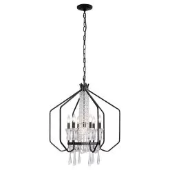 Barcelona 270P07OX 7-Light Pendant Light - Onyx -Lighting Decoration Store 270P07OX 6
