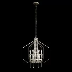 Barcelona 270P07TR 7-Light Pendant Light - Transcend Silver -Lighting Decoration Store 270P07TR 6ev1