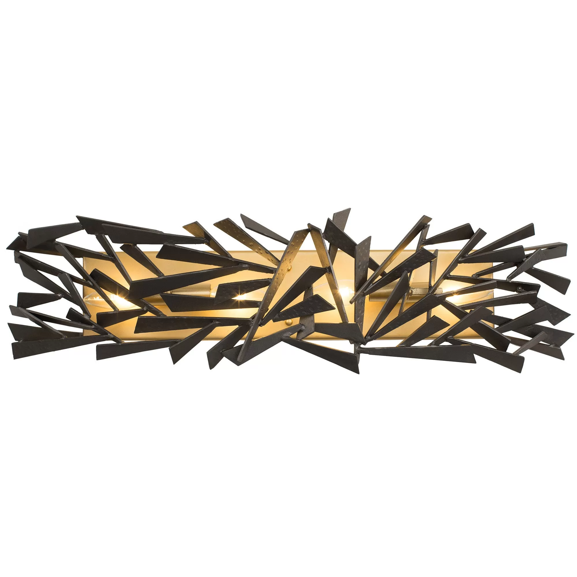 Bermuda 286B04AGRB 4-Light Vanity Light - Antique Gold/Rustic Bronze 1 Bermuda 286B04AGRB 4-Light Vanity Light - Antique Gold/Rustic Bronze