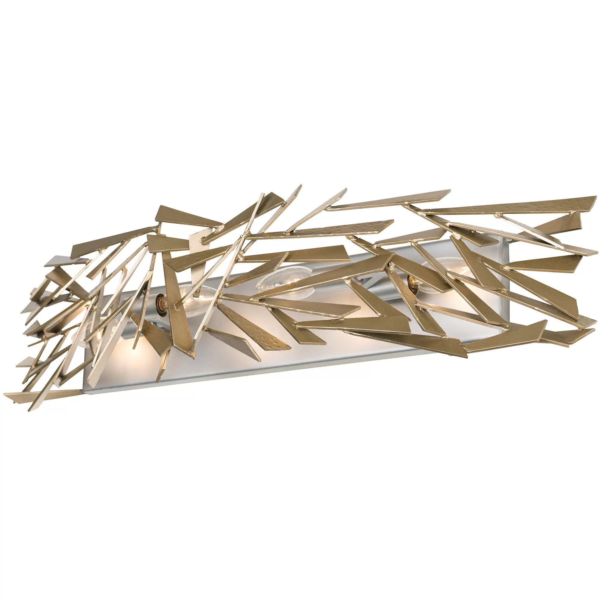 Bermuda 286B04SICM 4-Light Vanity Light - Silver/Champagne Mist 2 Bermuda 286B04SICM 4-Light Vanity Light - Silver/Champagne Mist - Image 2