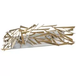 Bermuda 286B04SICM 4-Light Vanity Light - Silver/Champagne Mist 5 Bermuda 286B04SICM 4-Light Vanity Light - Silver/Champagne Mist -Lighting Decoration Store 286B04SICM 2