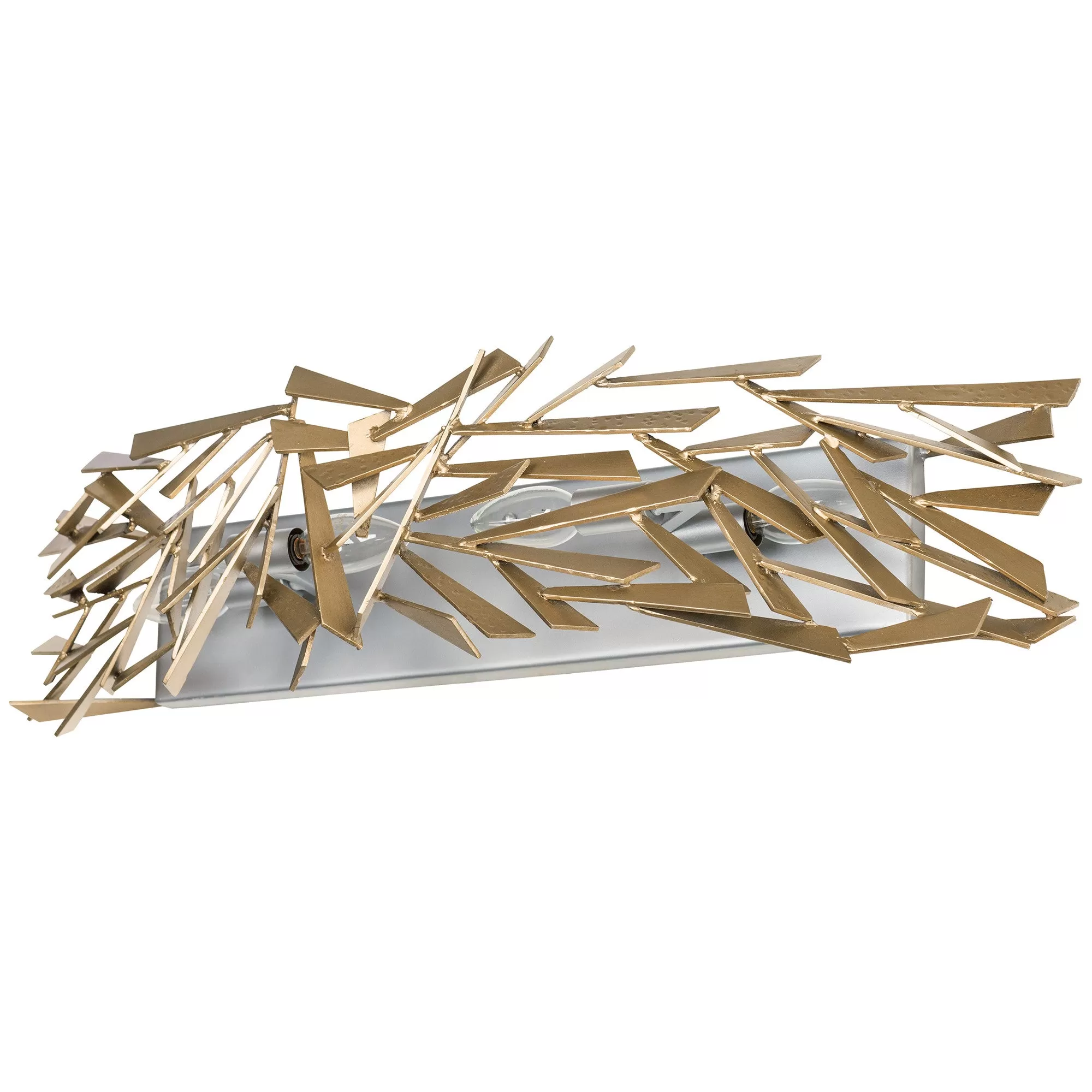 Bermuda 286B04SICM 4-Light Vanity Light - Silver/Champagne Mist 3 Bermuda 286B04SICM 4-Light Vanity Light - Silver/Champagne Mist - Image 3