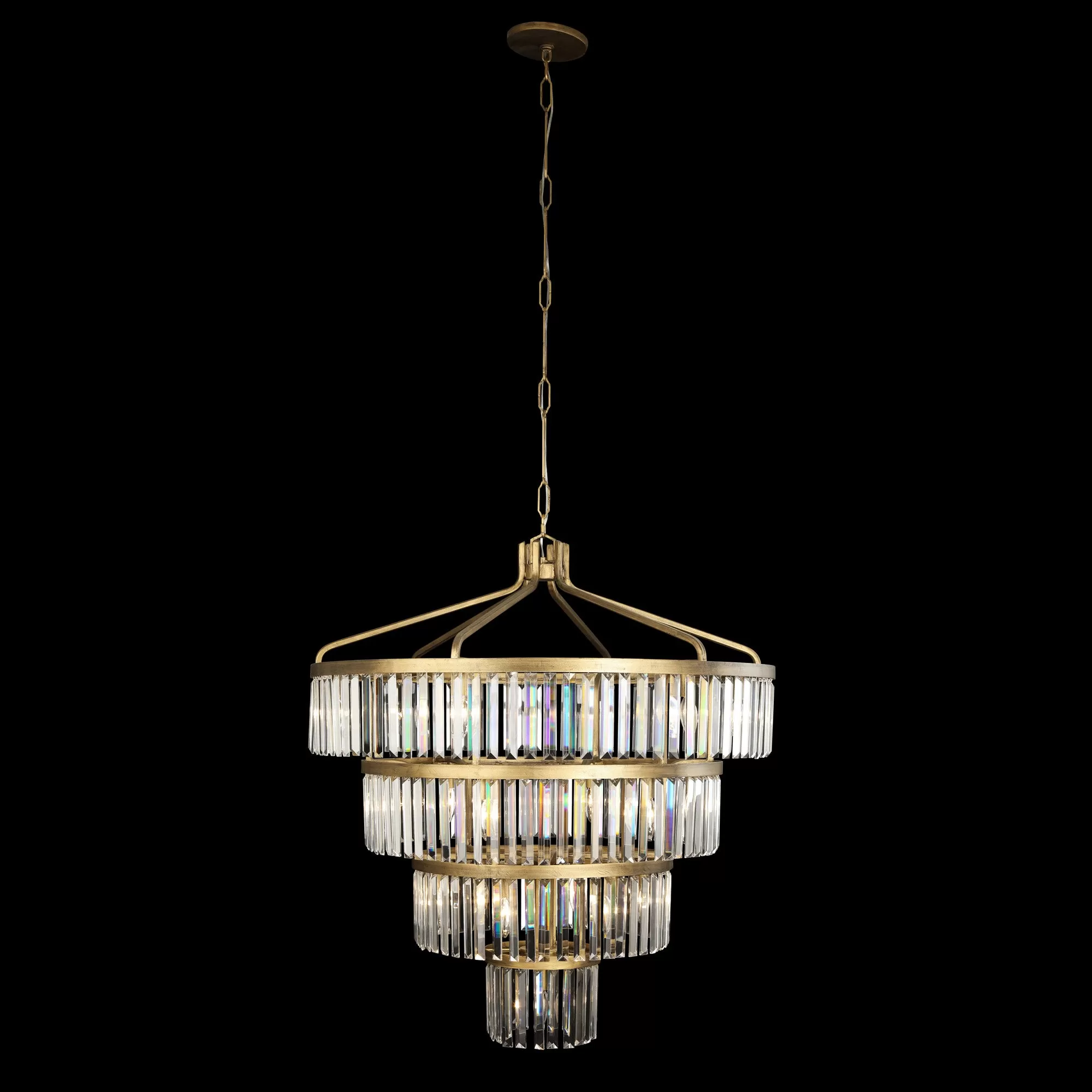 Social Club 297P19HG 19-Light Pendant Light - Havana Gold 5 Social Club 297P19HG 19-Light Pendant Light - Havana Gold - Image 5