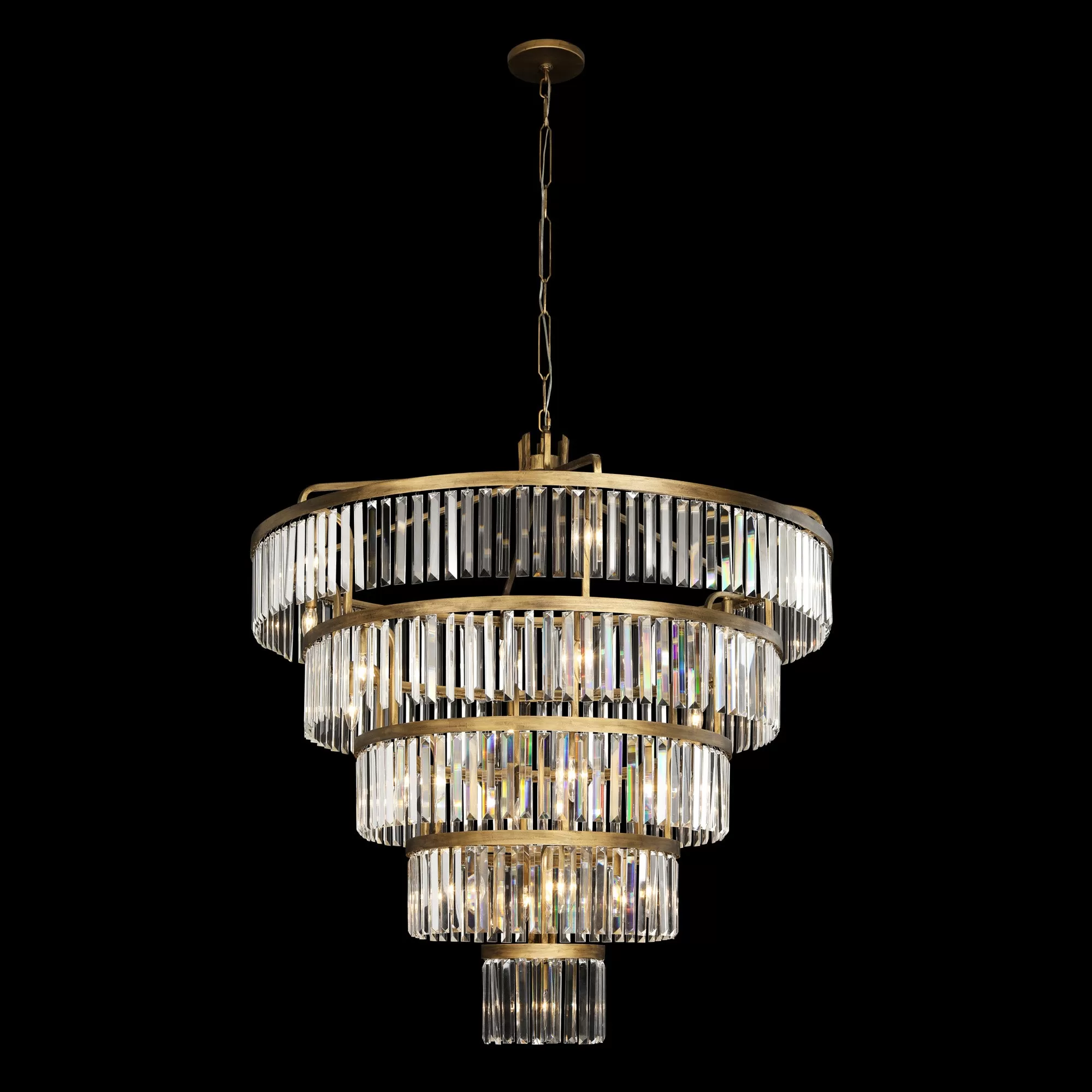 Social Club 297P25HG 25-Light Pendant Light - Havana Gold 2 Social Club 297P25HG 25-Light Pendant Light - Havana Gold - Image 2