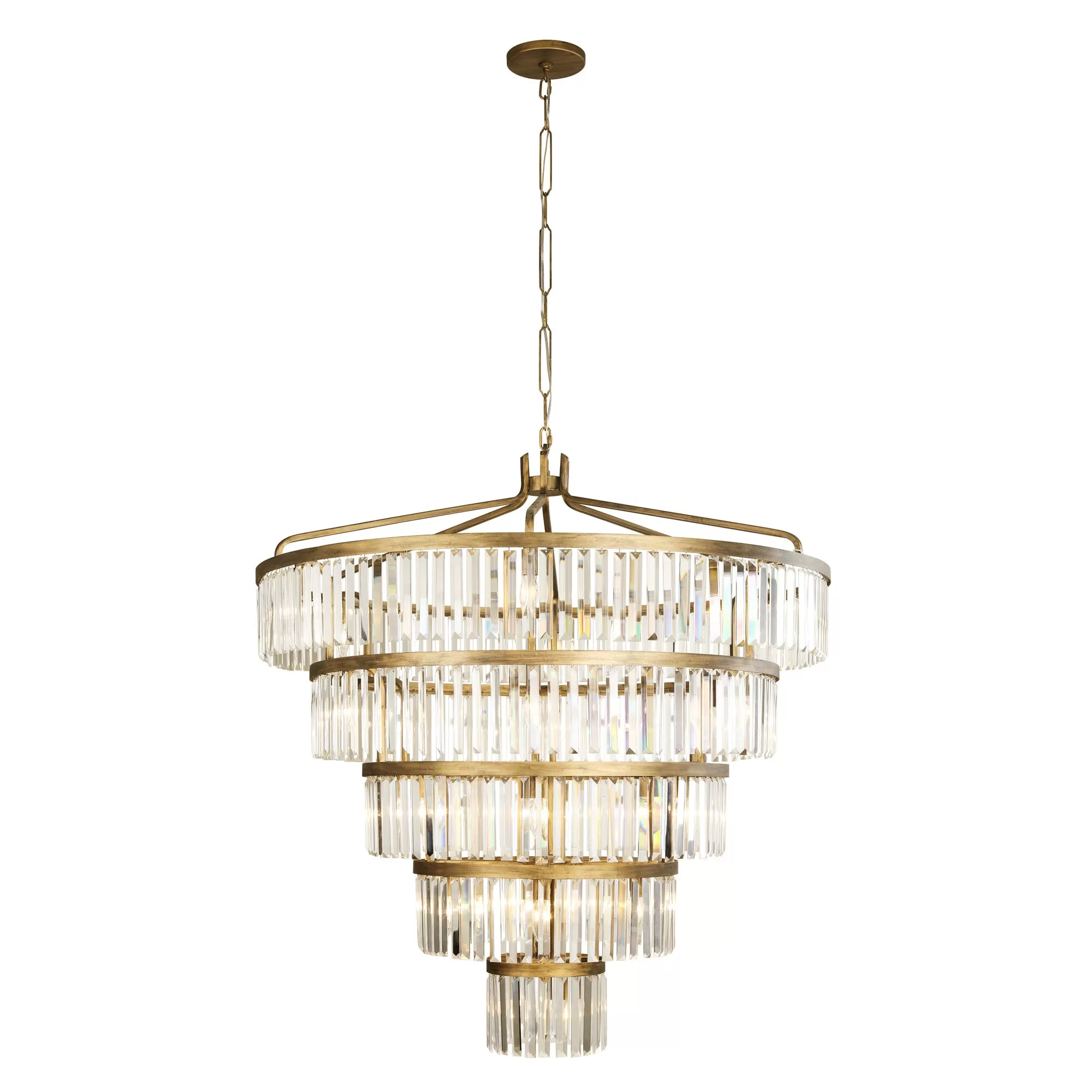 Social Club 297P25HG 25-Light Pendant Light - Havana Gold 3 Social Club 297P25HG 25-Light Pendant Light - Havana Gold - Image 3