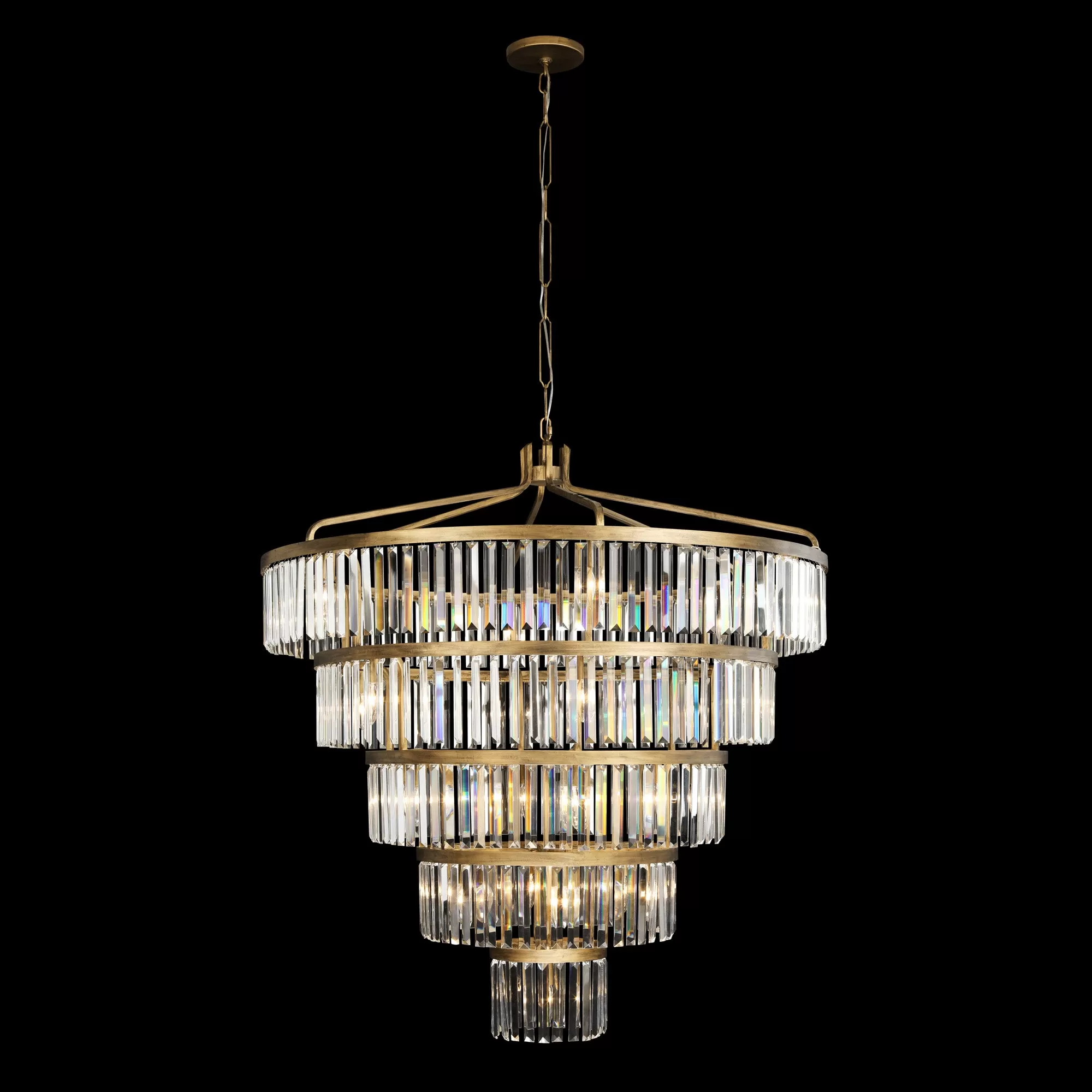 Social Club 297P25HG 25-Light Pendant Light - Havana Gold 4 Social Club 297P25HG 25-Light Pendant Light - Havana Gold - Image 4