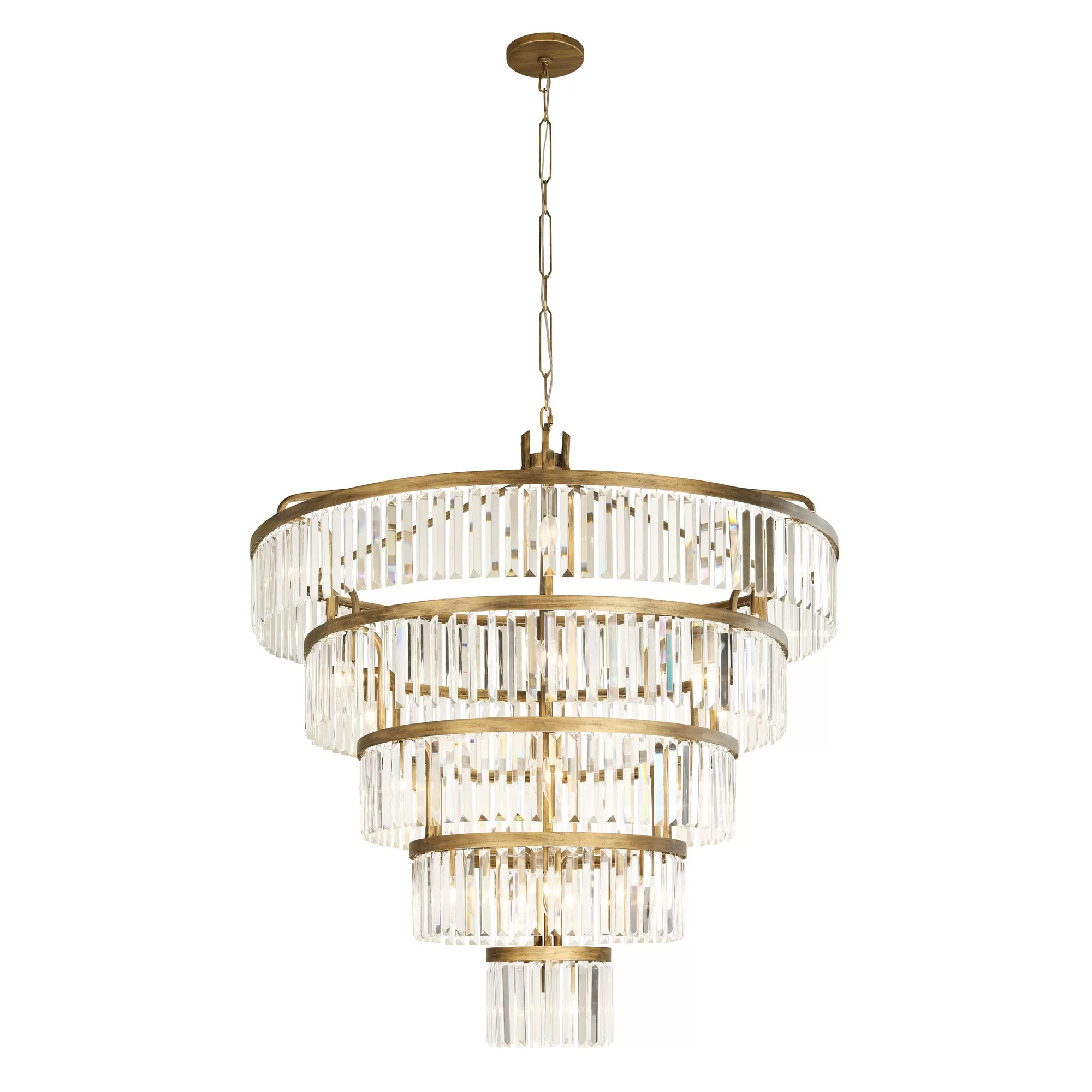 Social Club 297P25HG 25-Light Pendant Light - Havana Gold 5 Social Club 297P25HG 25-Light Pendant Light - Havana Gold - Image 5