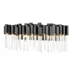 Matrix 309B02MBFG 2-Light Vanity Light - Matte Black/French Gold -Lighting Decoration Store 309B02MBFG 4