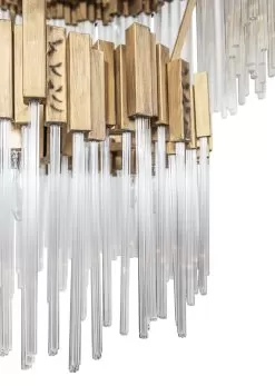 Matrix 309C14HG 14-Light Chandelier - Havana Gold -Lighting Decoration Store 309C14HG Detail 1