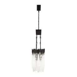 Matrix 309N06MBFG 6-Light Linear Pendant Light - Matte Black/French Gold -Lighting Decoration Store 309N06MBFG 4