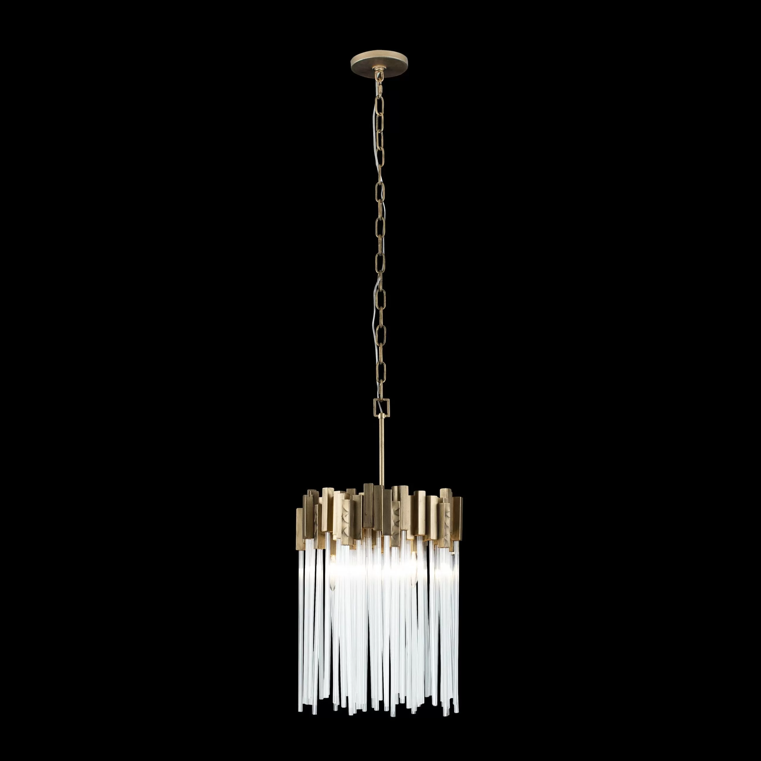 Matrix 309P03HG 3-Light Pendant Light - Havana Gold 6 Matrix 309P03HG 3-Light Pendant Light - Havana Gold - Image 6