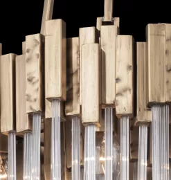 Matrix 309P06HG 6-Light Pendant Light - Havana Gold -Lighting Decoration Store 309P06HG detail