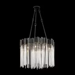 Matrix 309P09MBFG 9-Light Pendant Light - Matte Black/French Gold 9 Matrix 309P09MBFG 9-Light Pendant Light - Matte Black/French Gold -Lighting Decoration Store 309P09MBFG 1