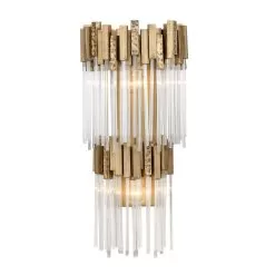 Matrix 309W02LHG 2-Light Wall Sconce - Havana Gold