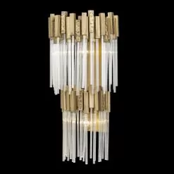 Matrix 309W02LHG 2-Light Wall Sconce - Havana Gold -Lighting Decoration Store 309W02LHG 5
