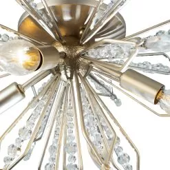 Orbital 311S04GD 4-Light Semi-Flush - Gold Dust -Lighting Decoration Store 311S04GD Detail