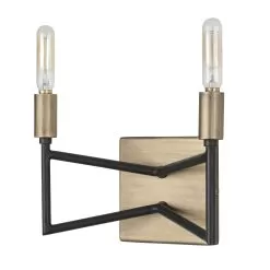 Bodie 314B02HGCB 2-Light Vanity Light - Havana Gold/Carbon -Lighting Decoration Store 314B02HGCB 3