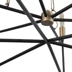 Bodie 314C06HGCB 6-Light Chandelier - Havana Gold/Carbon -Lighting Decoration Store 314C06HGCB detail