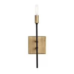Bodie 314W01HGCB 1-Light Wall Sconce - Havana Gold/Carbon -Lighting Decoration Store 314W01HGCB 1