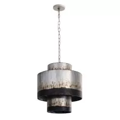Cannery 323F04OG 4-Light Pendant Light - Ombre Galvanized