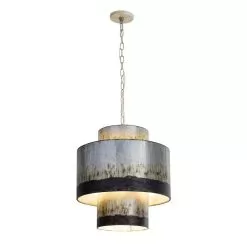 Cannery 323F04OG 4-Light Pendant Light - Ombre Galvanized -Lighting Decoration Store 323F04OG 2
