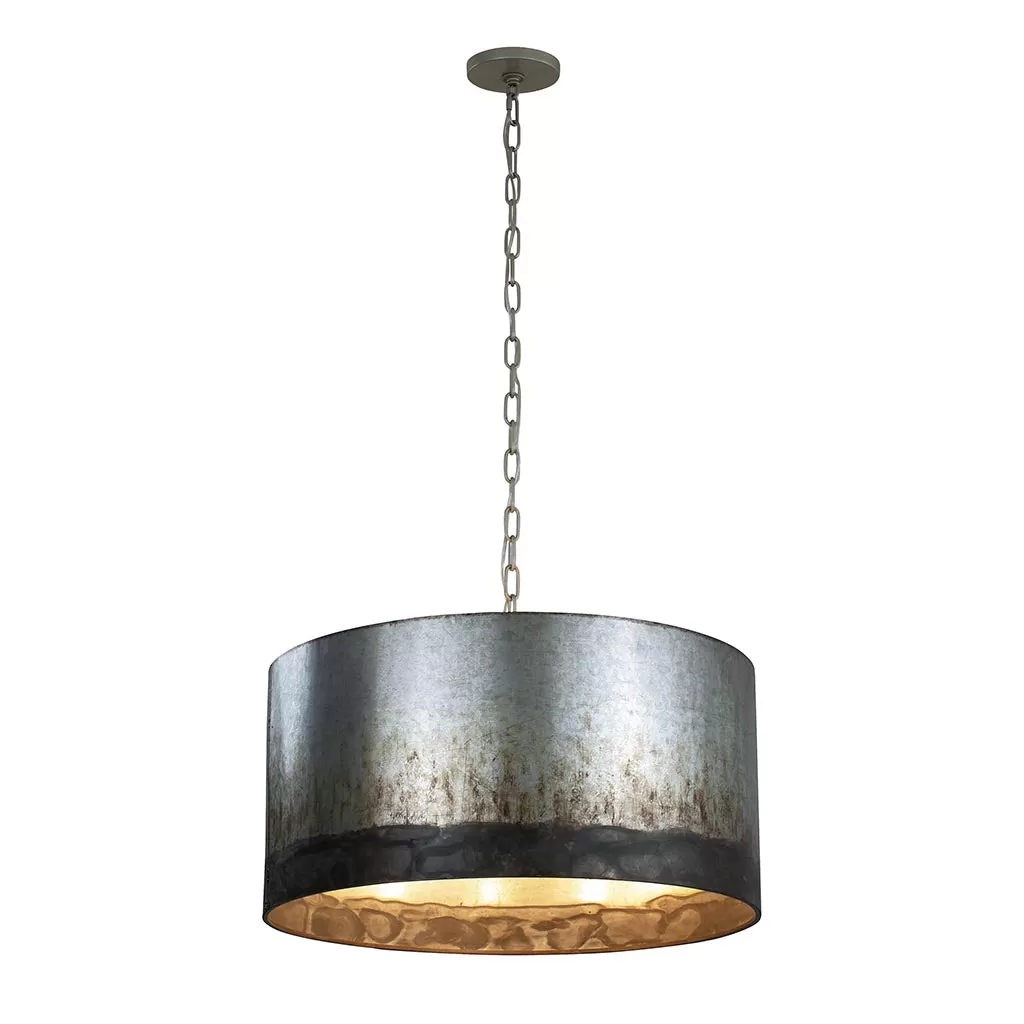 Cannery 323P04OG 4-Light Pendant Light - Ombre Galvanized 1 Cannery 323P04OG 4-Light Pendant Light - Ombre Galvanized
