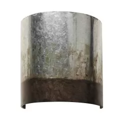 Cannery 323W01OG 1-Light Wall Sconce - Ombre Galvanized -Lighting Decoration Store 323W01OG