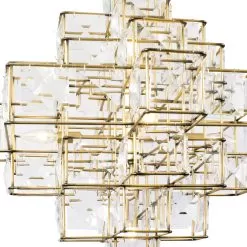 Cubic 329C06CG 6-Light Chandelier - Calypso Gold -Lighting Decoration Store 329C06CG DET 1 e2e864c9 3074 47e8 a27c b0c2525f2516