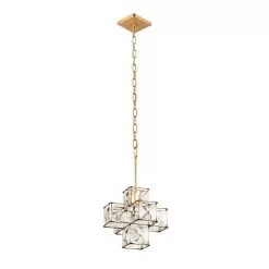Cubic 329P01CG 1-Light Pendant Light - Calypso Gold -Lighting Decoration Store 329P01CG 2