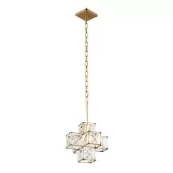 Cubic 329P01CG 1-Light Pendant Light - Calypso Gold -Lighting Decoration Store 329P01CG 3