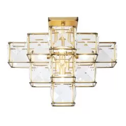Cubic 329S05CG 5-Light Semi-Flush - Calypso Gold -Lighting Decoration Store 329S05CG 1