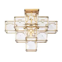 Cubic 329S05CG 5-Light Semi-Flush - Calypso Gold -Lighting Decoration Store 329S05CG 2