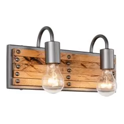 Ella Jane 334B02NB 2-Light Vanity Light - New Bronze -Lighting Decoration Store 334B02NB 4