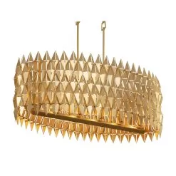 Forever 342N06FG 6-Light Pendant Light - French Gold -Lighting Decoration Store 342N06FG 1