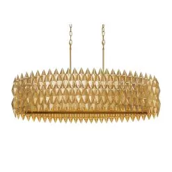 Forever 342N08FG 8-Light Pendant Light - French Gold -Lighting Decoration Store 342N08FG 1