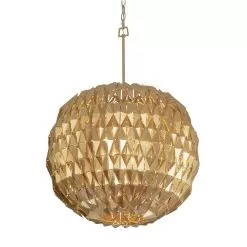 Forever 342P03FG 3-Light Pendant Light - French Gold -Lighting Decoration Store 342P06FG 1