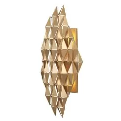Forever 342W02FG 2-Light Wall Sconce - French Gold -Lighting Decoration Store 342W02FG