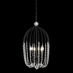Voliere 343F06MB 6-Light Pendant Light - Matte Black