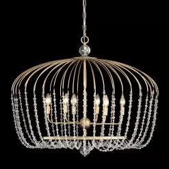 Voliere 343N06HG 6-Light Pendant Light - Havana Gold -Lighting Decoration Store 343N06HG
