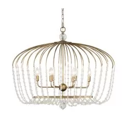 Voliere 343N06HG 6-Light Pendant Light - Havana Gold