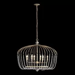 Voliere 343N06HG 6-Light Pendant Light - Havana Gold -Lighting Decoration Store 343N06HG 3