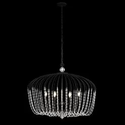 Voliere 343N06MB 6-Light Pendant Light - Matte Black -Lighting Decoration Store 343N06MB 2