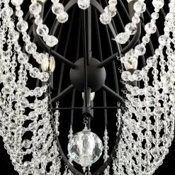 Voliere 343N06MB 6-Light Pendant Light - Matte Black -Lighting Decoration Store 343N06MB 4