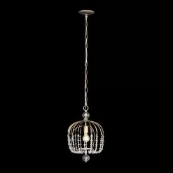 Voliere 343P01HG 1-Light Pendant Light - Havana Gold -Lighting Decoration Store 343P01HG 1
