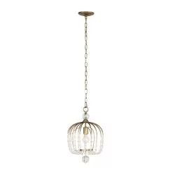 Voliere 343P01HG 1-Light Pendant Light - Havana Gold -Lighting Decoration Store 343P01HG 4