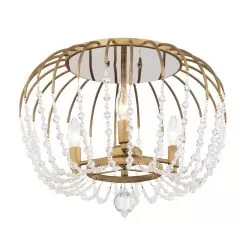 Voliere 343S03HG 3-Light Ceiling Light - Havana Gold