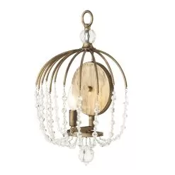 Voliere 343W01HG 1-Light Wall Sconce - Havana Gold