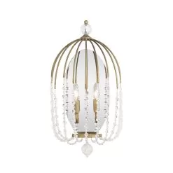 Voliere 343W02HG 2-Light Wall Sconce - Havana Gold
